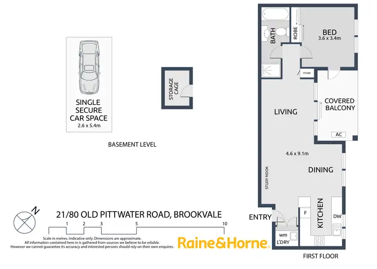 Floorplan of Homely apartment listing, 21/80 Old Pittwater Road, Brookvale NSW 2100