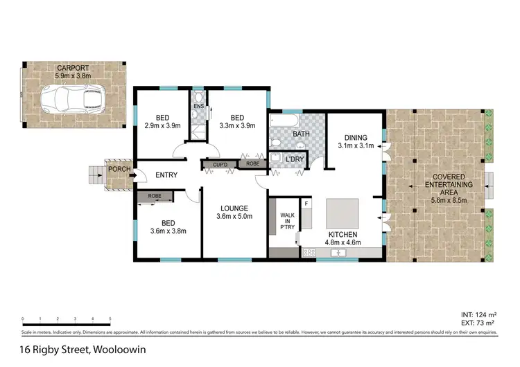 Floorplan of Homely house listing, 16 Rigby Street, Wooloowin QLD 4030