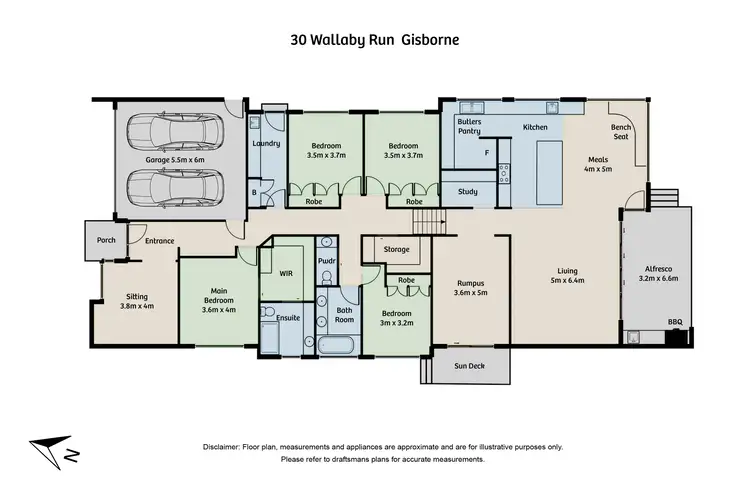 Floorplan of Homely house listing, 30 Wallaby Run, Gisborne VIC 3437