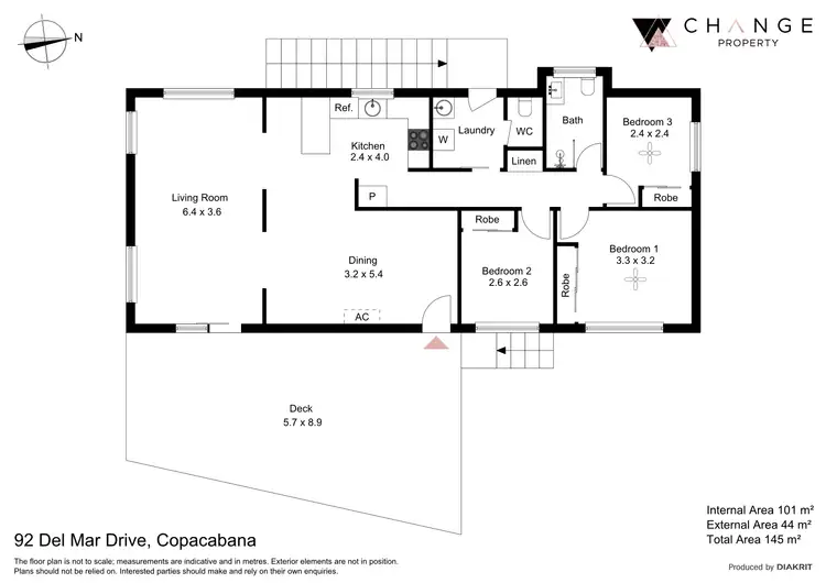 Floorplan of Homely house listing, 92 Del Mar Drive, Copacabana NSW 2251