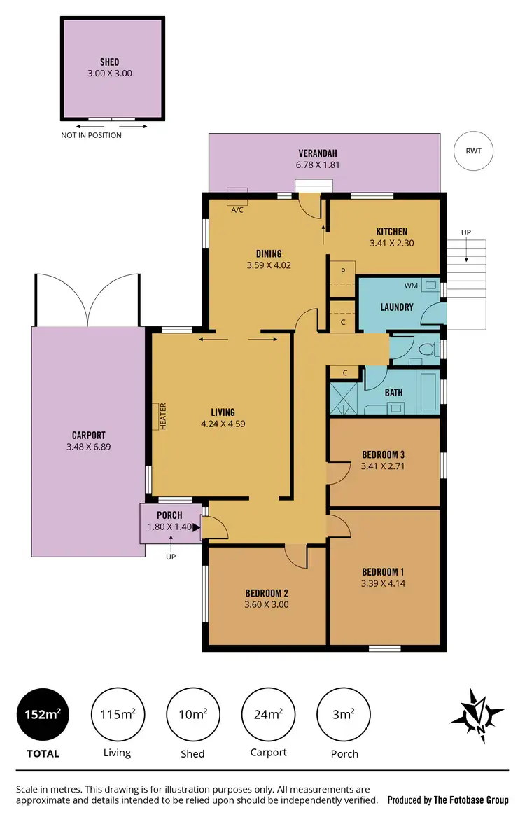 Floorplan of Homely house listing, 28 Lublin Crescent, Hackham West SA 5163