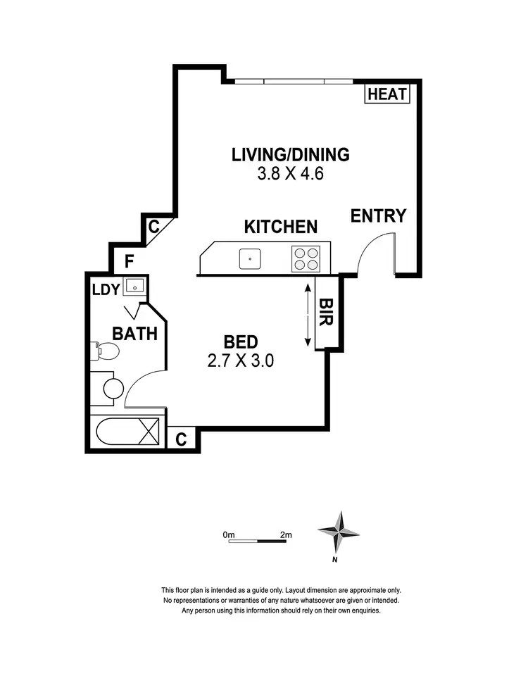 Floorplan of Homely apartment listing, 205/260 Little Collins Street, Melbourne VIC 3000