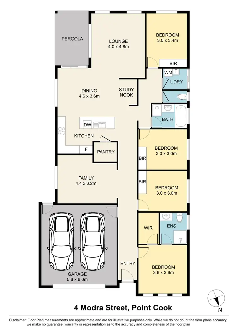 Floorplan of Homely house listing, 4 Modra Street, Point Cook VIC 3030