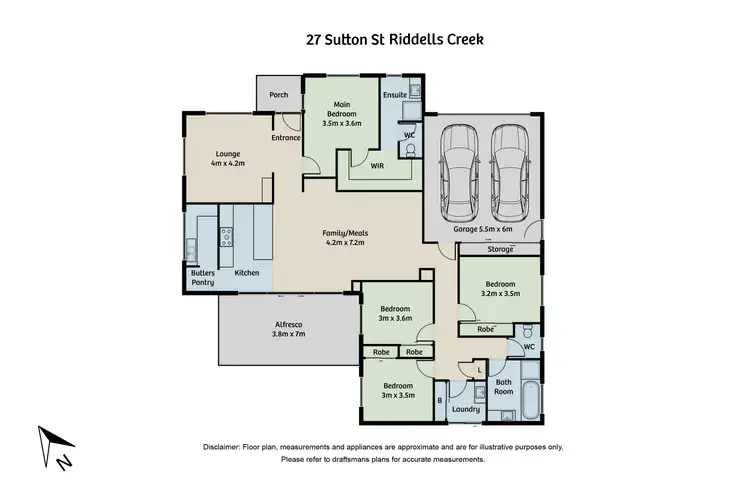 Floorplan of Homely house listing, 27 Sutton Street, Riddells Creek VIC 3431