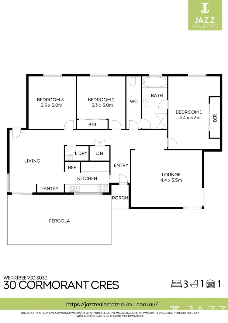 Floorplan of Homely house listing, 30 Cormorant Crescent, Werribee VIC 3030