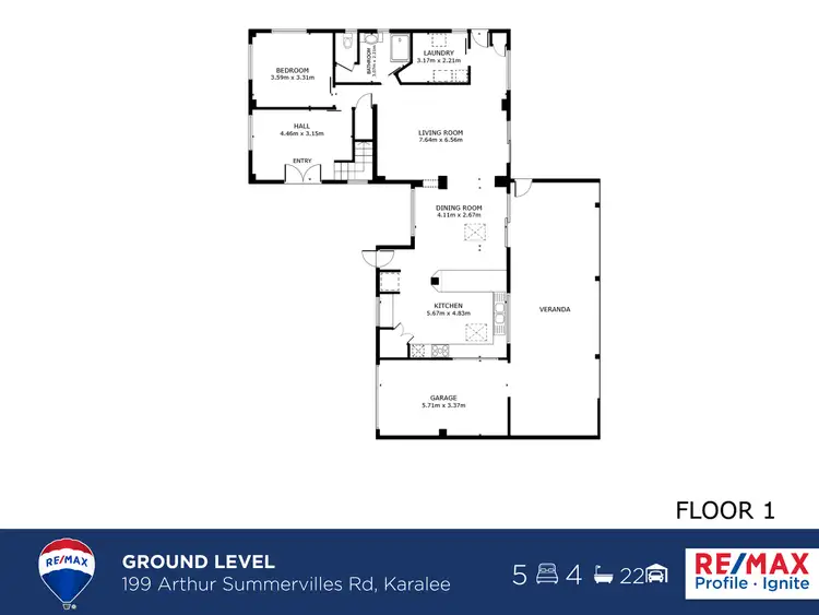 Floorplan of Homely house listing, 199 Arthur Summervilles Road, Karalee QLD 4306