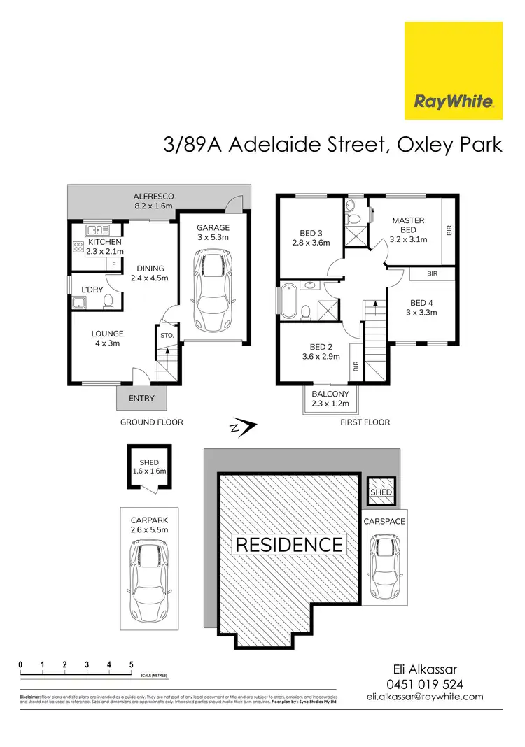 Floorplan of Homely townhouse listing, 3/89a Adelaide Street, Oxley Park NSW 2760