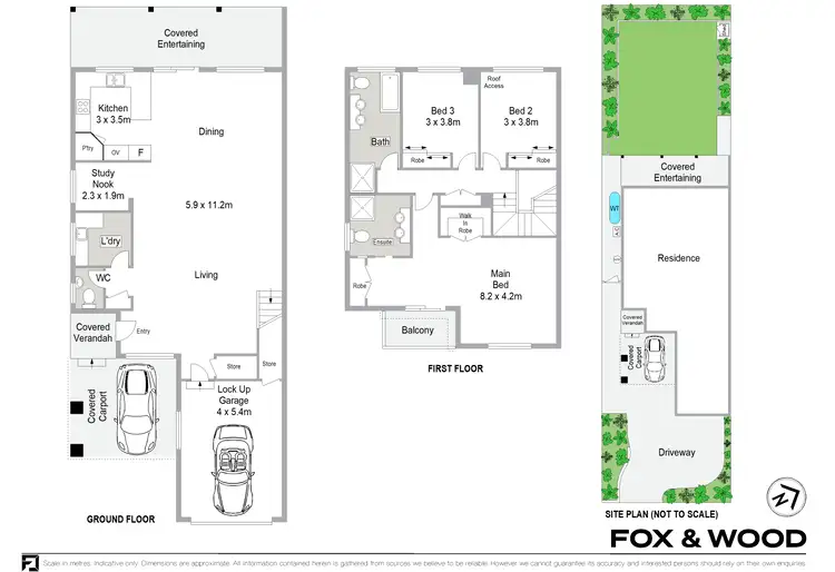 Floorplan of Homely semi-detached listing, 125B Wattle Road, Jannali NSW 2226