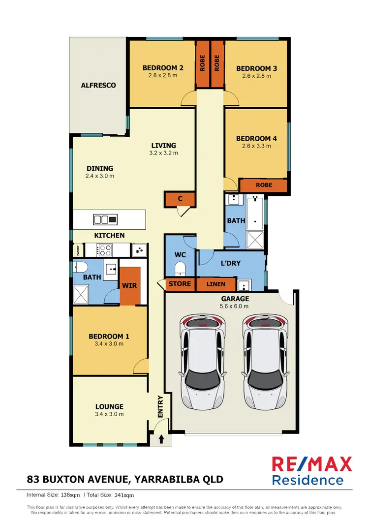 Floorplan of Homely house listing, 1 Strata Circuit, Yarrabilba QLD 4207