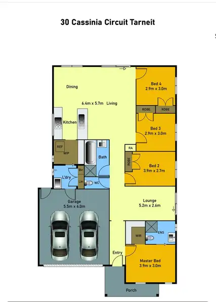 Floorplan of Homely house listing, 30 Cassinia Circuit, Tarneit VIC 3029