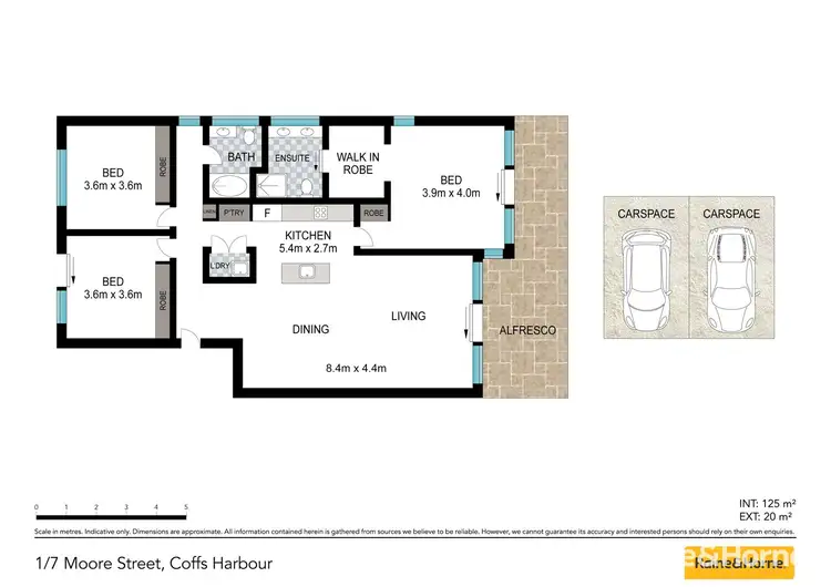 Floorplan of Homely apartment listing, 1/7 Moore Street, Coffs Harbour NSW 2450