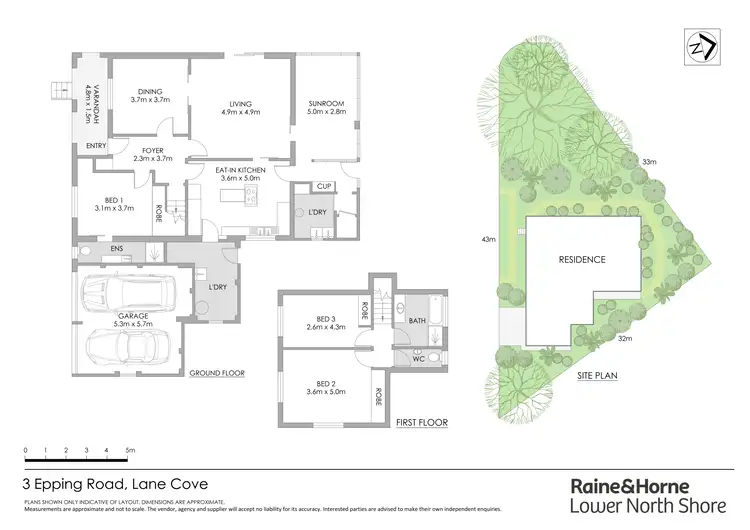 Floorplan of Homely house listing, 3 Epping Road, Lane Cove NSW 2066