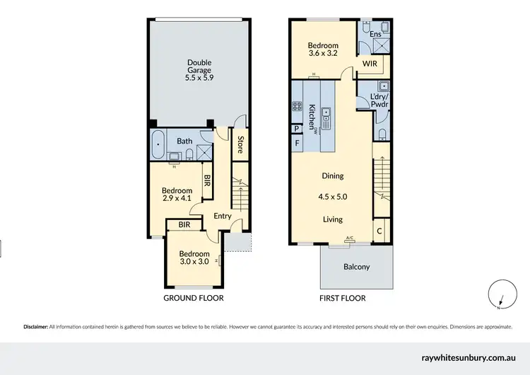 Floorplan of Homely townhouse listing, 342 Bridge Road, Strathtulloh VIC 3338