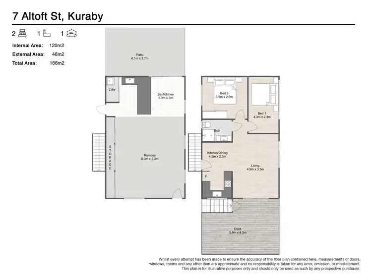 Floorplan of Homely house listing, 7 Altoft Street, Kuraby QLD 4112