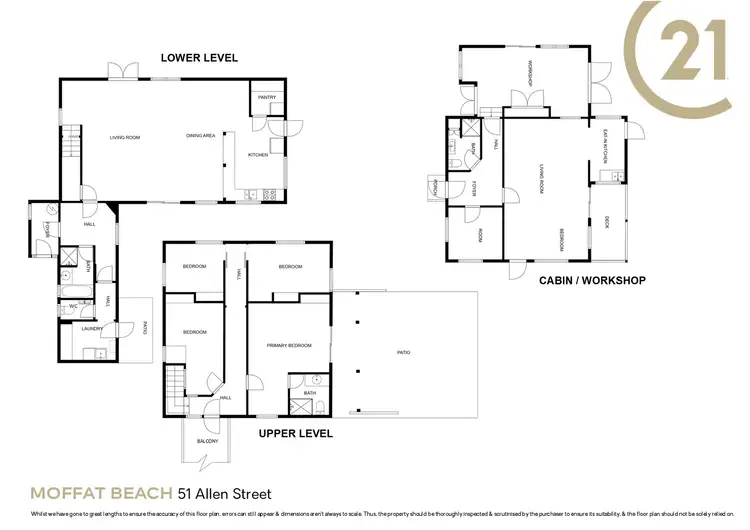 Floorplan of Homely house listing, 51 Allen Street, Moffat Beach QLD 4551