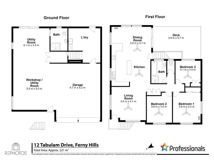 Floorplan of Homely house listing, 12 Tabulam Drive, Ferny Hills QLD 4055