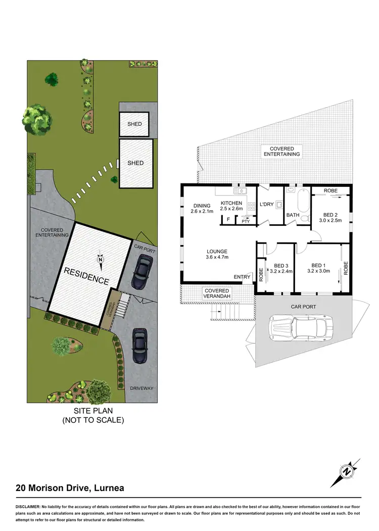 Floorplan of Homely house listing, 20 Morison Drive, Lurnea NSW 2170