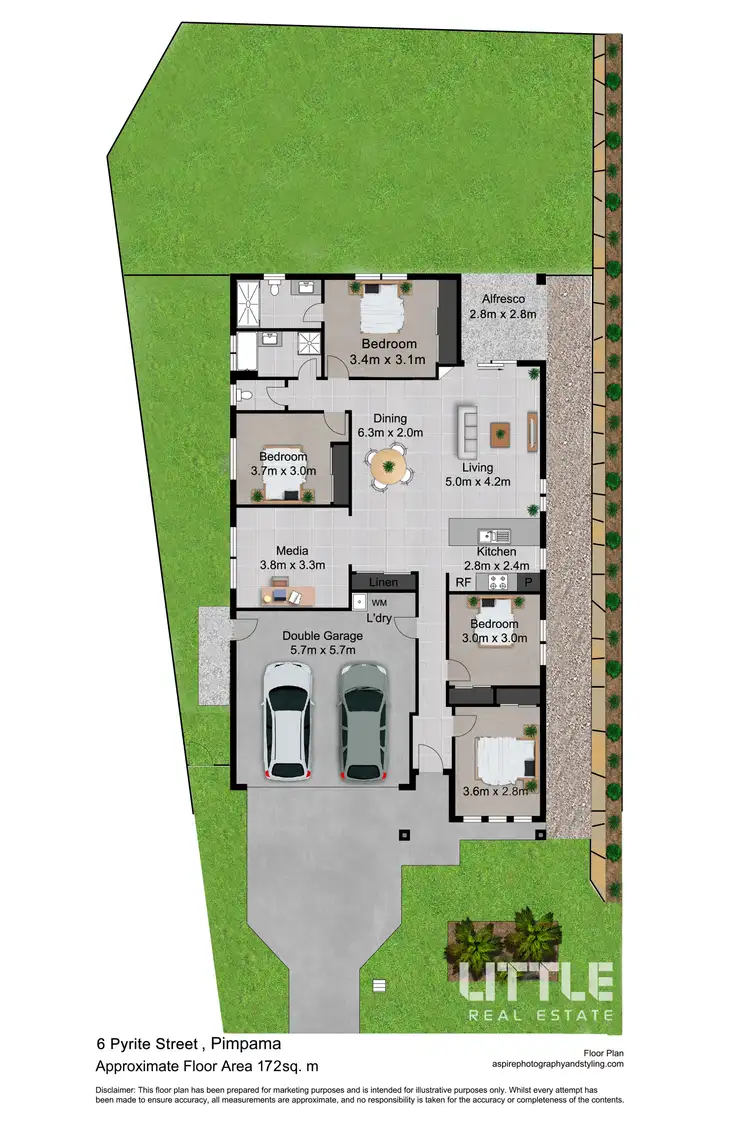 Floorplan of Homely house listing, 6 Pyrite Street, Pimpama QLD 4209