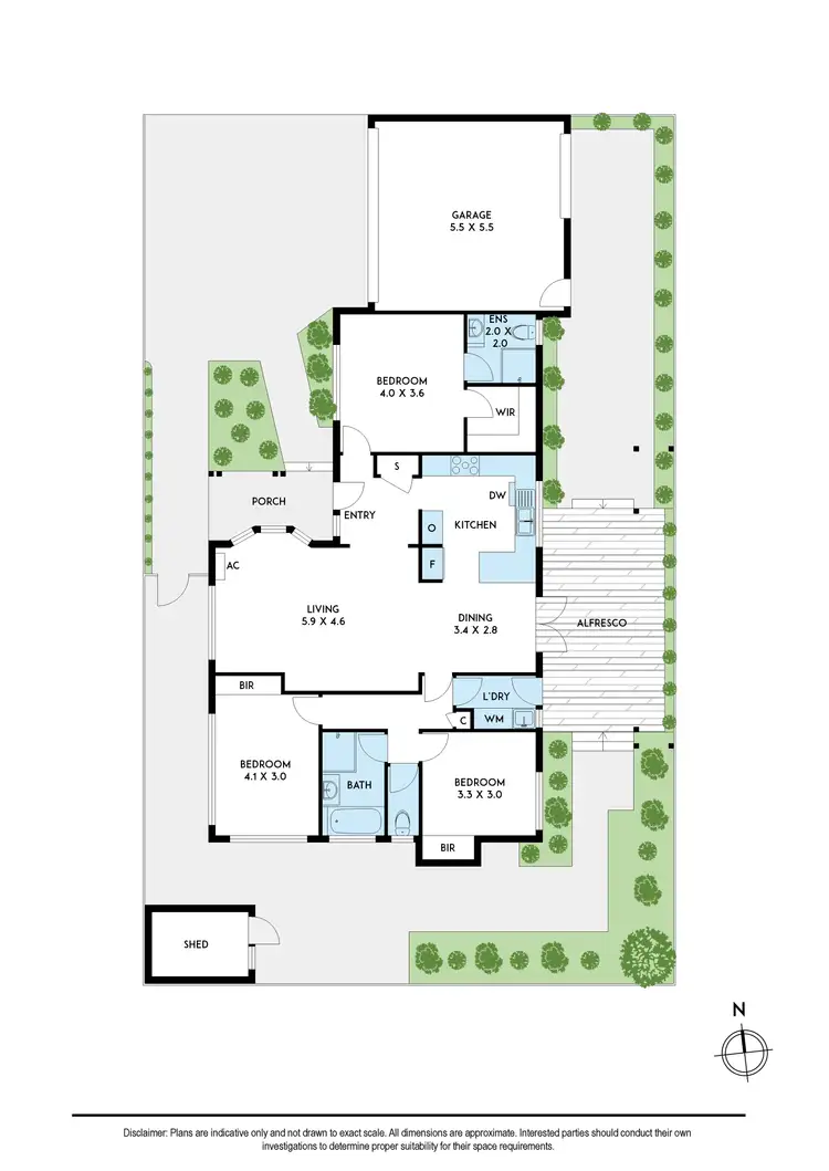 Floorplan of Homely unit listing, 3/30 Middleton Street, Black Rock VIC 3193