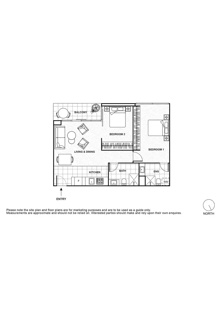 Floorplan of Homely apartment listing, 1707/8 Downie Street, Melbourne VIC 3000