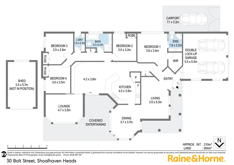 Floorplan of Homely house listing, 30 Bolt Street, Shoalhaven Heads NSW 2535