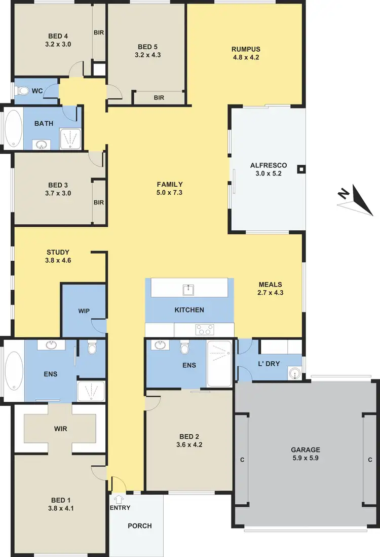 Floorplan of Homely house listing, 12 Cavallo Crescent, Wallan VIC 3756