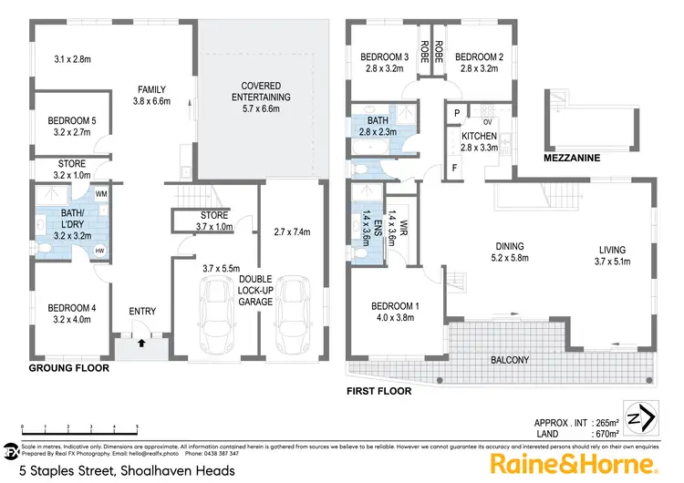 Floorplan of Homely house listing, 5 Staples Street, Shoalhaven Heads NSW 2535