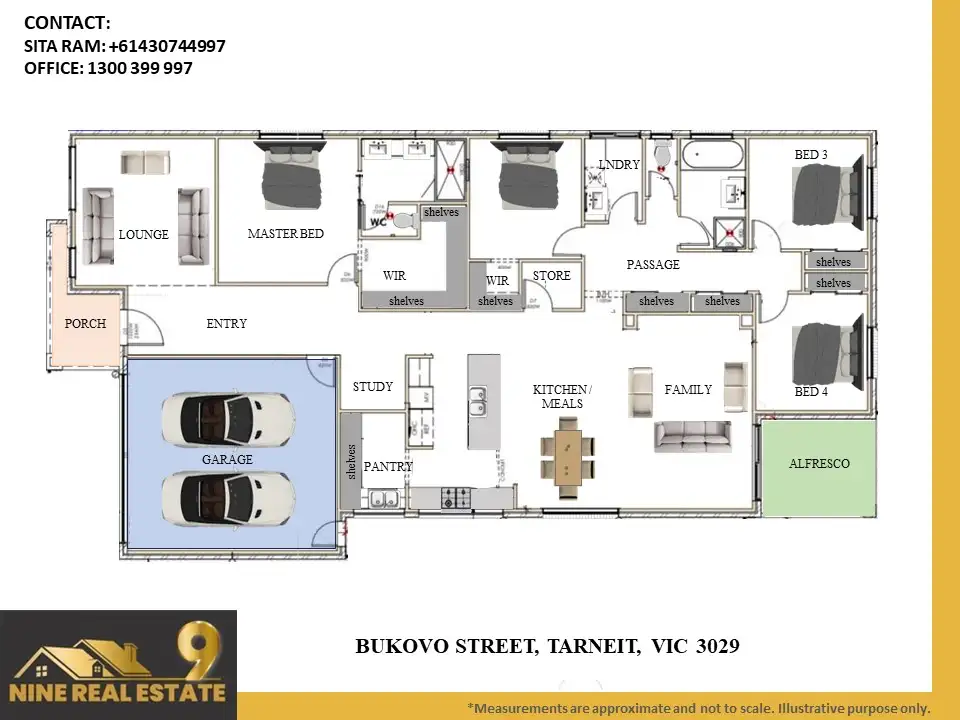 Floorplan of Homely house listing, 10 Bukovo Street, Tarneit VIC 3029