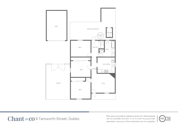 Floorplan of Homely house listing, 8 Tamworth Street, Dubbo NSW 2830