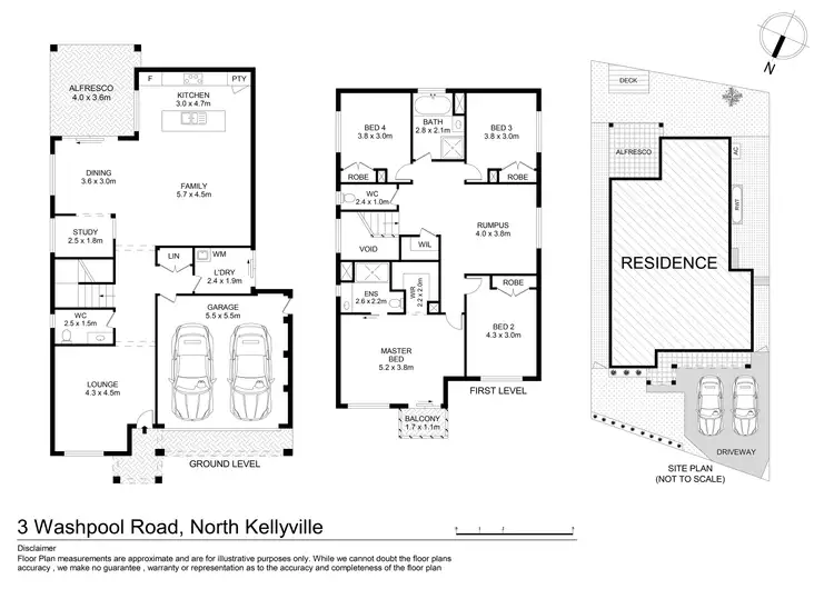 Floorplan of Homely house listing, 3 Washpool Road, North Kellyville NSW 2155