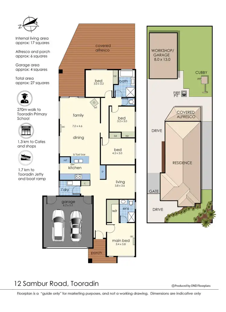 Floorplan of Homely house listing, 12 Sambur Road, Tooradin VIC 3980