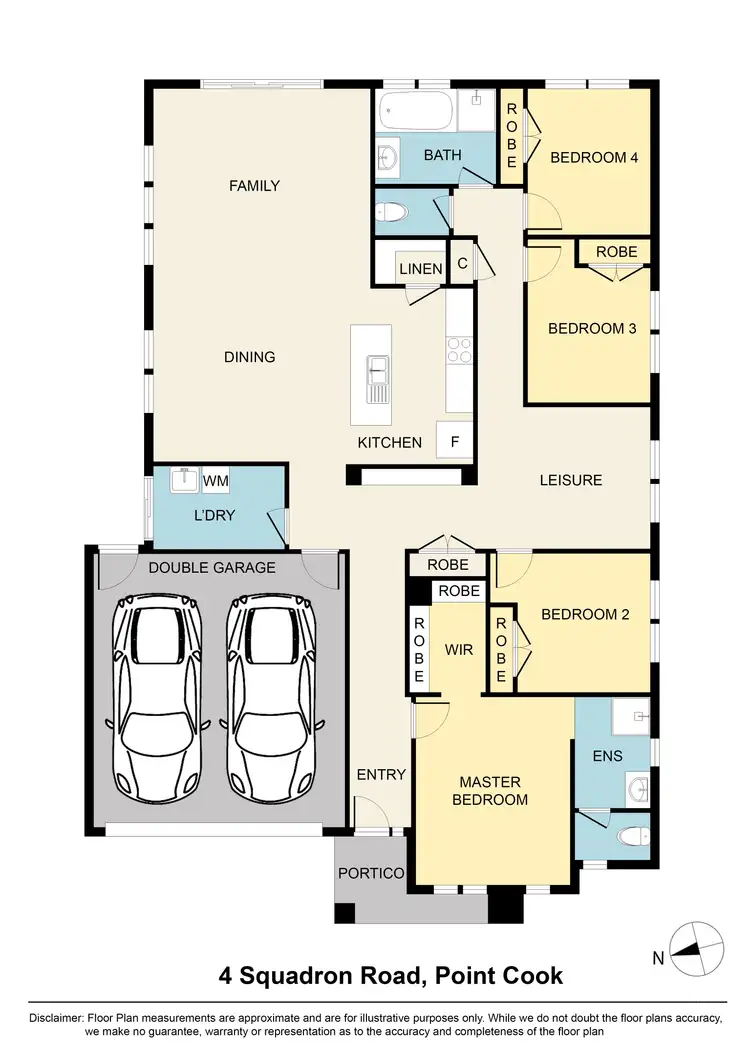 Floorplan of Homely house listing, 4 Squadron Road, Point Cook VIC 3030