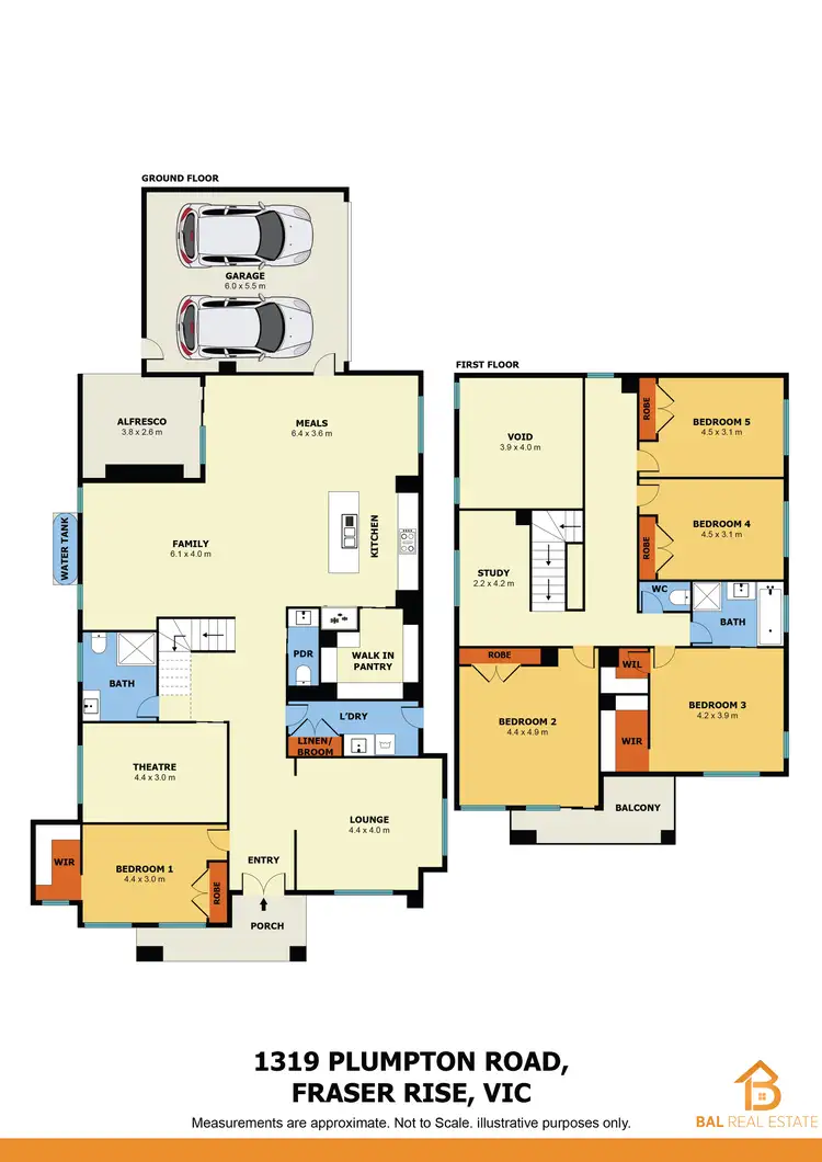 Floorplan of Homely house listing, 1319 Plumpton Road, Fraser Rise VIC 3336