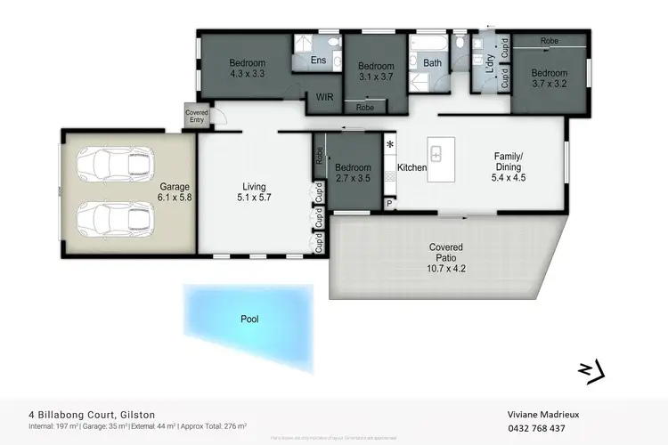 Floorplan of Homely house listing, 4 Billabong Court, Gilston QLD 4211