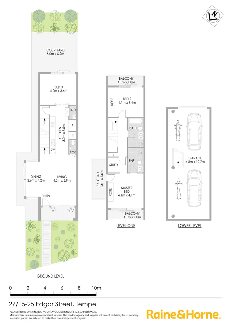 Floorplan of Homely townhouse listing, 27/15-25 Edgar Street, Tempe NSW 2044