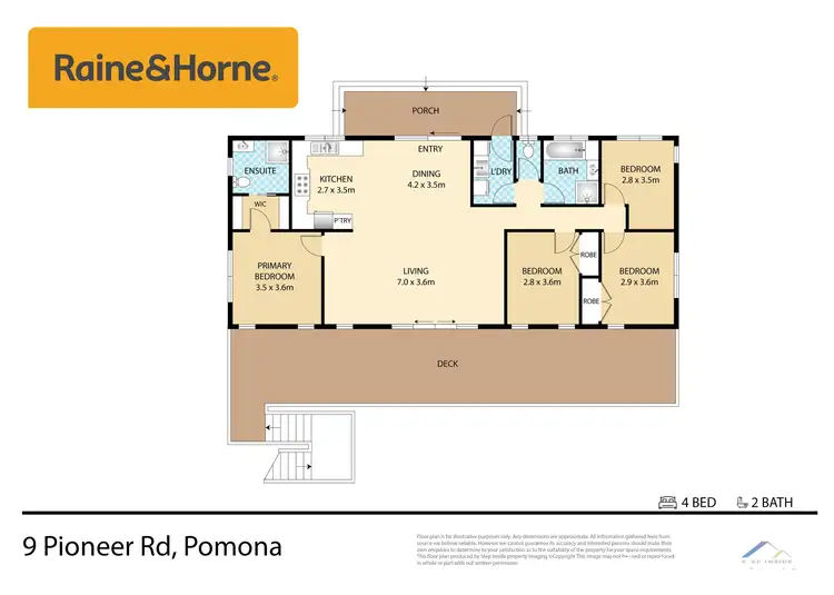 Floorplan of Homely house listing, 9 Pioneer Road, Pomona QLD 4568