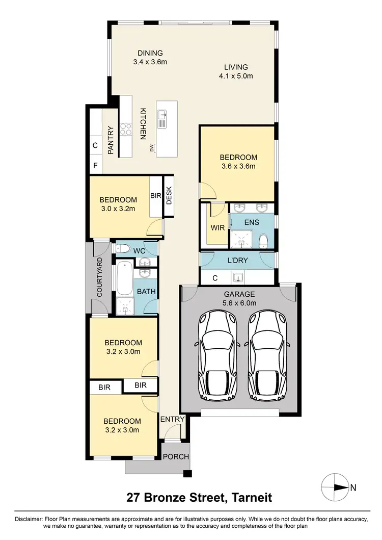 Floorplan of Homely house listing, 27 Bronze Street, Tarneit VIC 3029