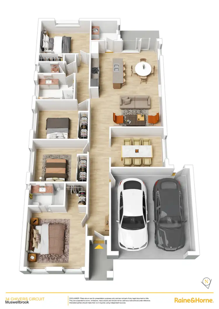 Floorplan of Homely house listing, 34 Chivers Circuit, Muswellbrook NSW 2333