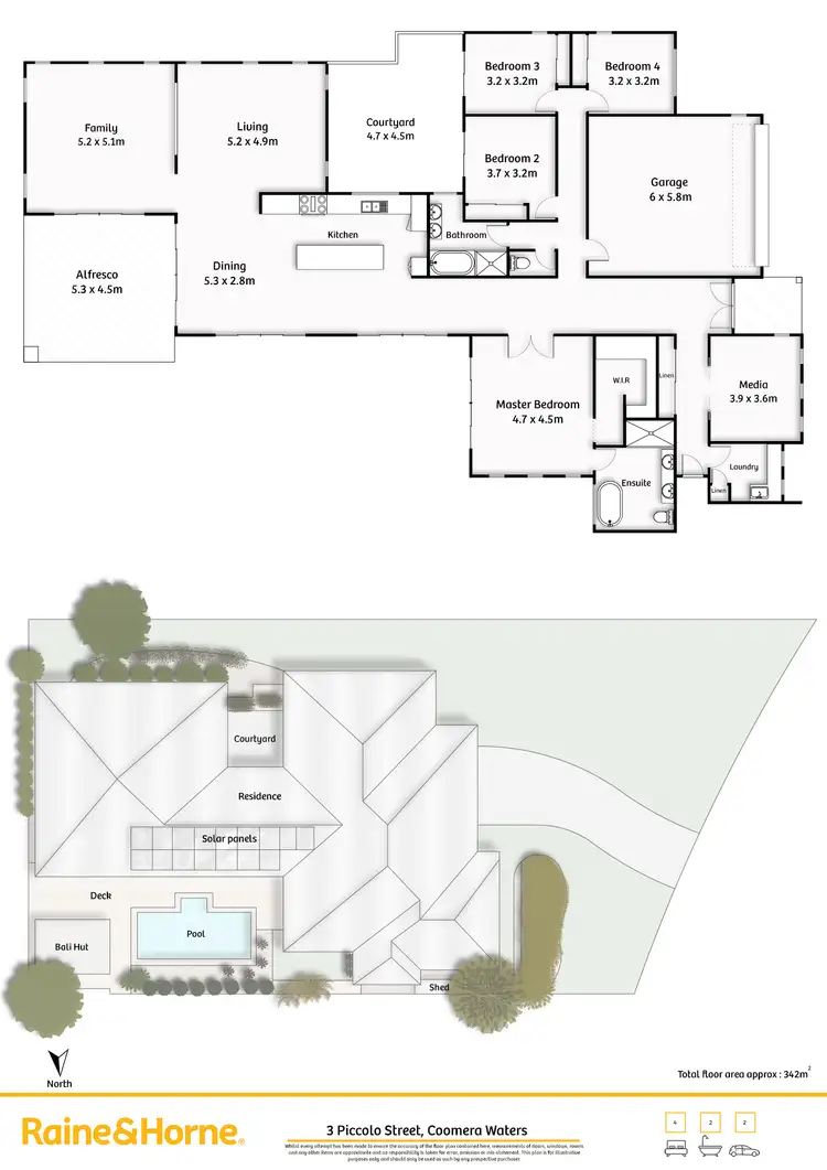 Floorplan of Homely house listing, 3 Piccolo Street, Coomera Waters QLD 4209