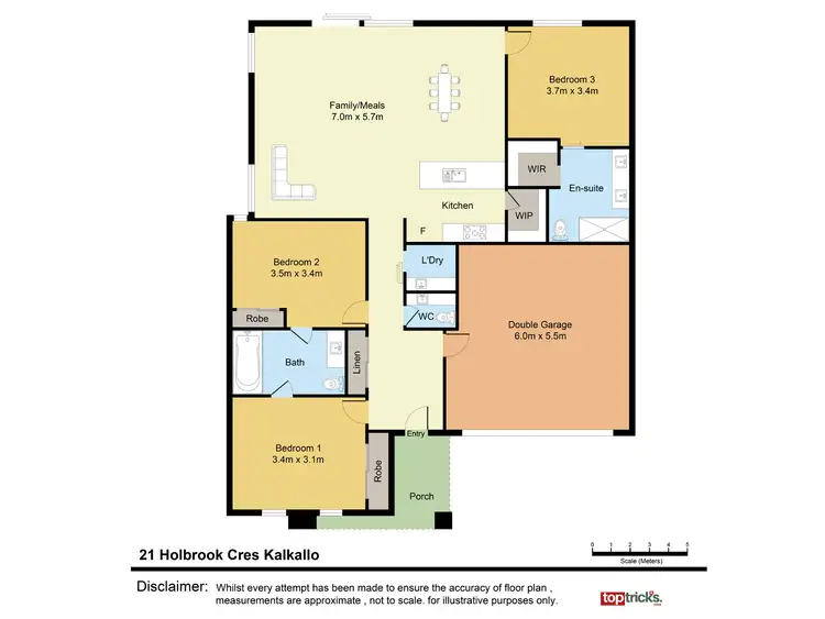 Floorplan of Homely house listing, 21 Holbrook Crescent, Kalkallo VIC 3064