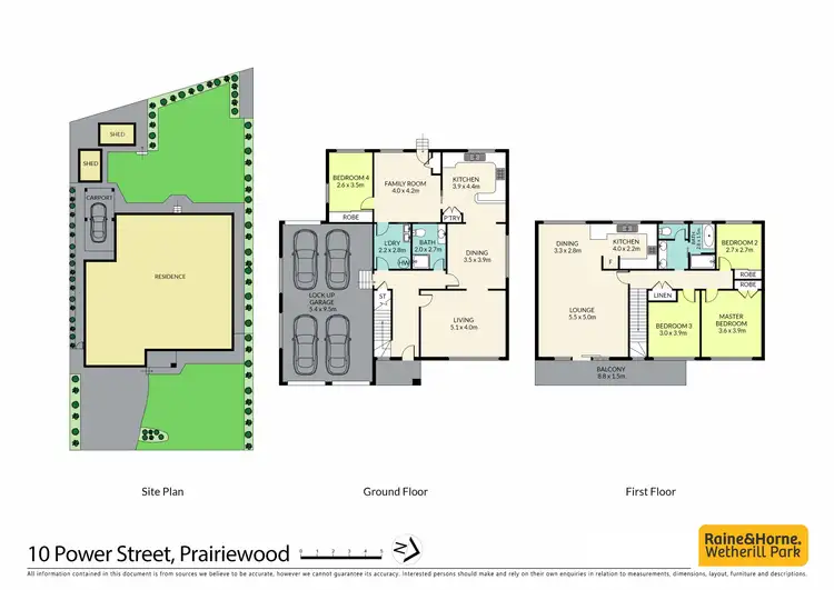 Floorplan of Homely house listing, 10 Power Street, Prairiewood NSW 2176