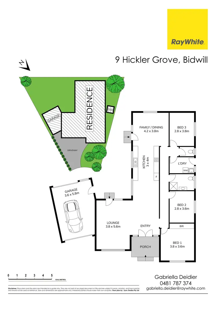 Floorplan of Homely house listing, 9 Hickler Grove, Bidwill NSW 2770
