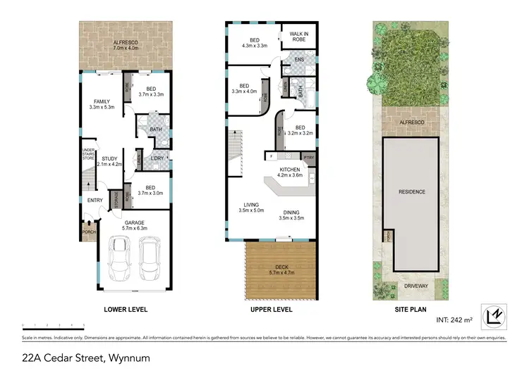Floorplan of Homely house listing, 22A Cedar Street, Wynnum QLD 4178