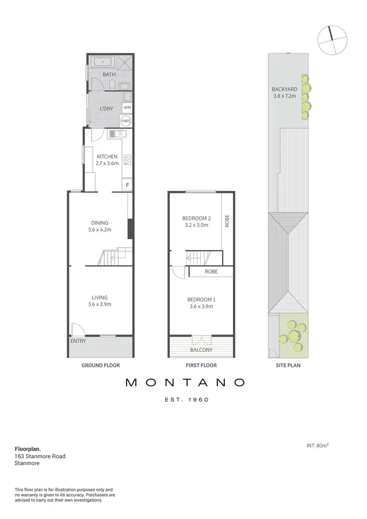 Floorplan of Homely house listing, 163 Stanmore Road, Stanmore NSW 2048