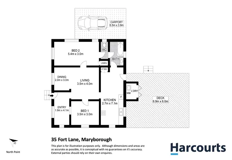 Floorplan of Homely house listing, 35 Fort Lane, Maryborough QLD 4650