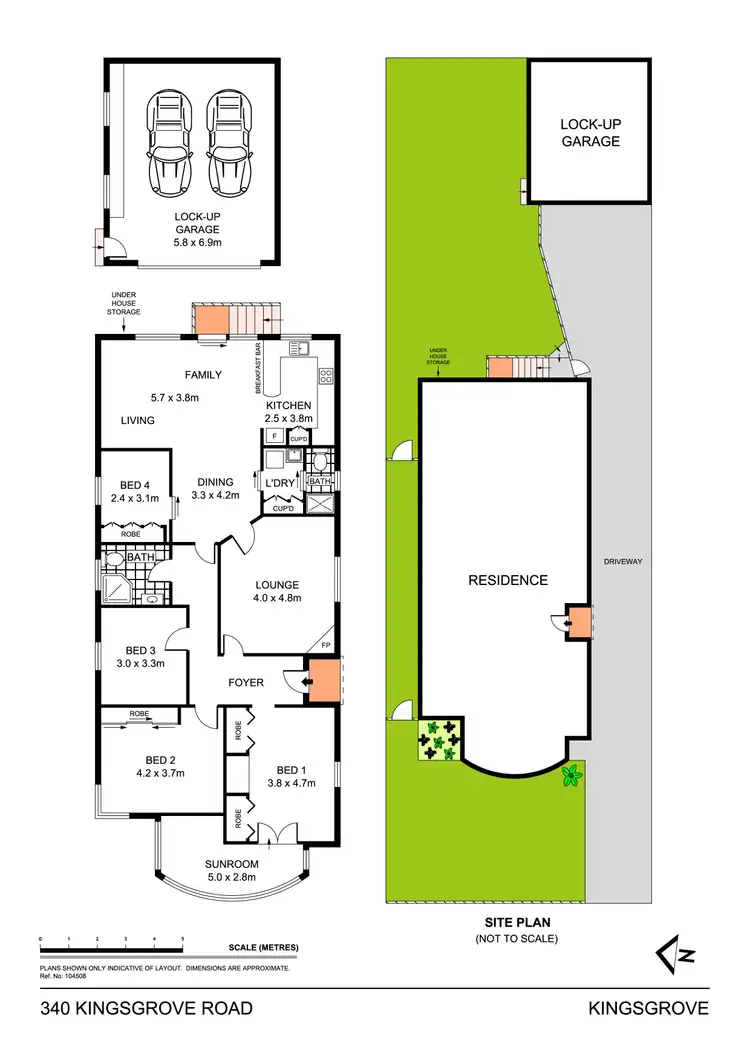 Floorplan of Homely house listing, 340 Kingsgrove Road, Kingsgrove NSW 2208