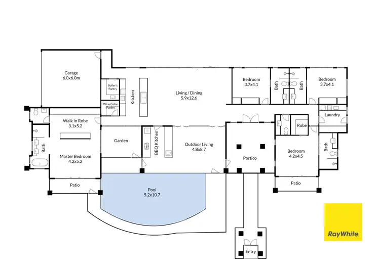 Floorplan of Homely house listing, 1/2-12 Reef Street, Port Douglas QLD 4877