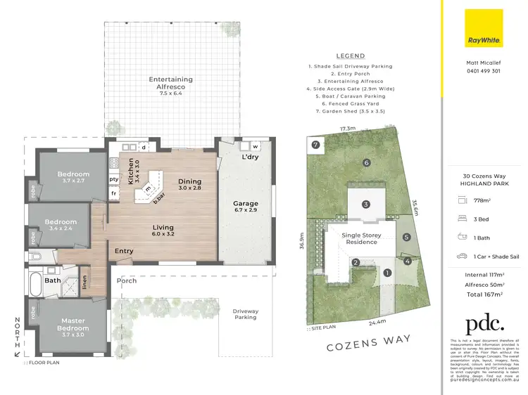 Floorplan of Homely house listing, 30 Cozens Way, Highland Park QLD 4211