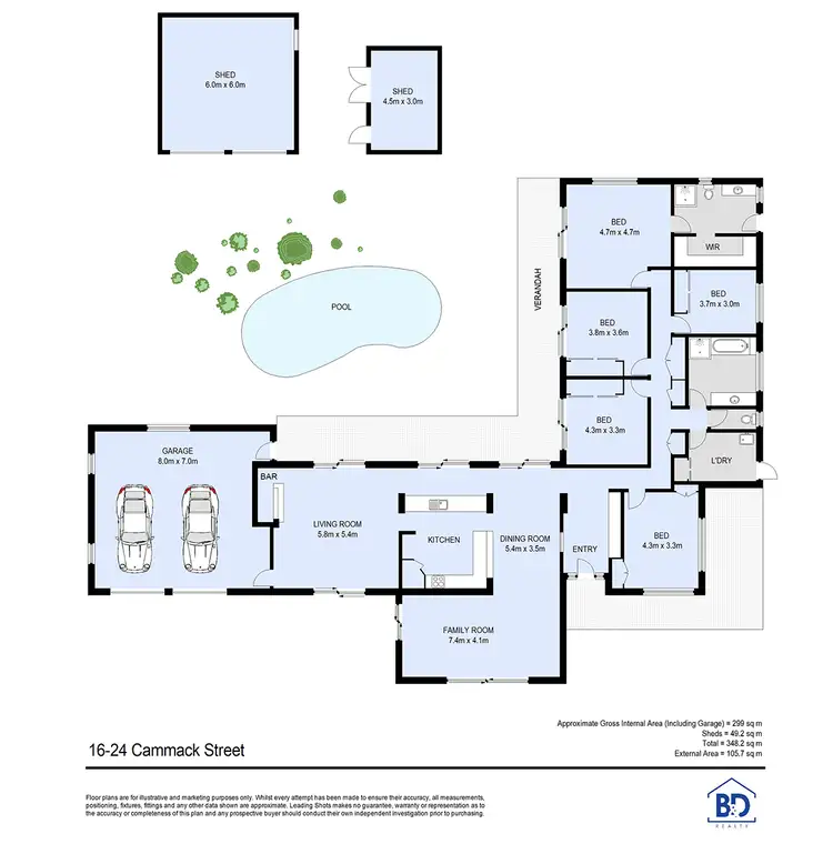 Floorplan of Homely house listing, 16-24 Cammack Street, Burpengary East QLD 4505