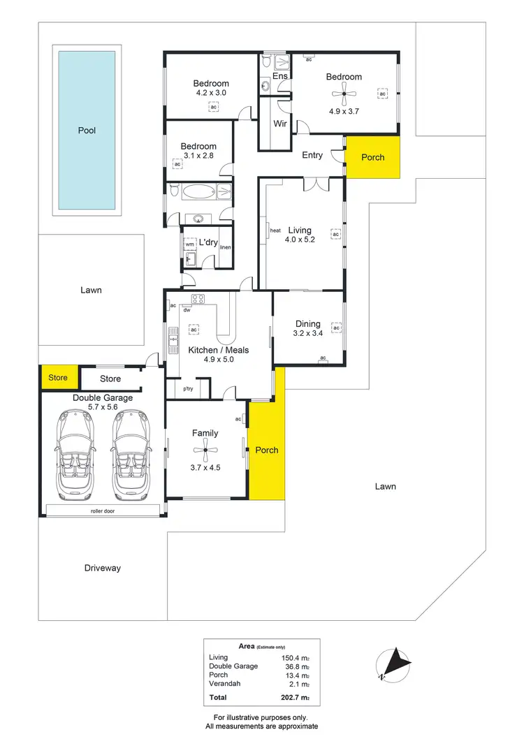 Floorplan of Homely house listing, 1 Malabu Drive, West Beach SA 5024